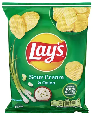 Lay'S Sour Cream & Onion 80x27,5g