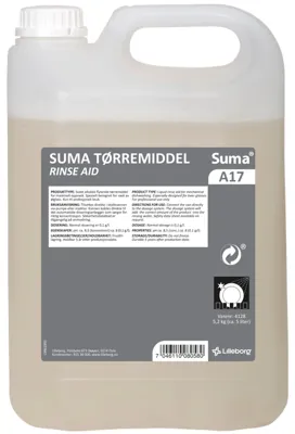 SUMA TØRREMIDDEL A17 MASKINOPPVASK (CA. 5L) SUMA TØRREMIDDEL A17 MASKINOPPVASK (CA. 5L)