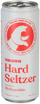 Isbjørn Hard Seltzer Blodappelsin 0.33l Bx
