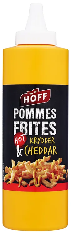 HOFF POMMES FRITES KRYDDER OG CHEDDAR 500G HOFF POMMES FRITES KRYDDER OG CHEDDAR 500G