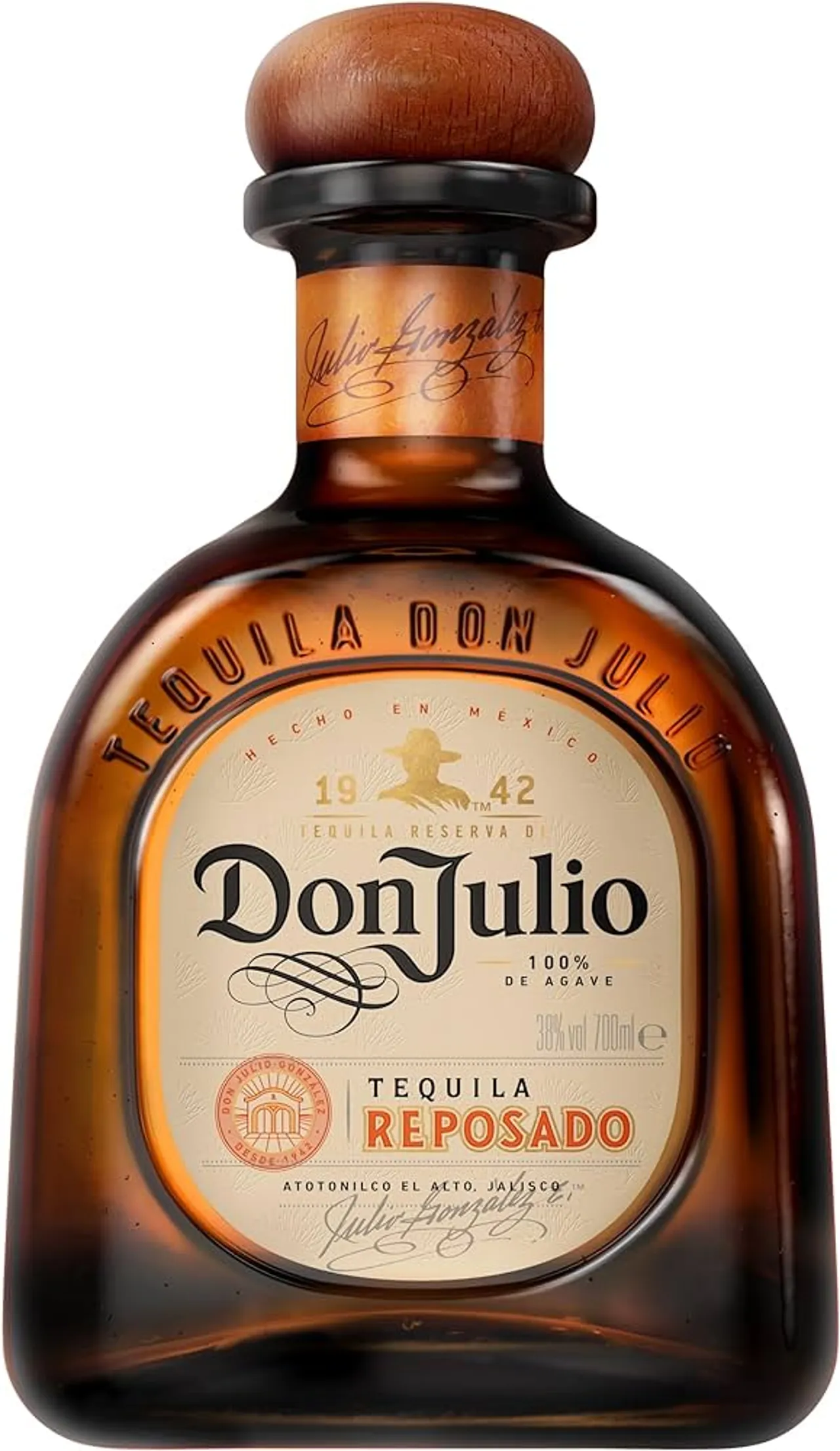 DON JULIO REPOSADO 38% 70CL