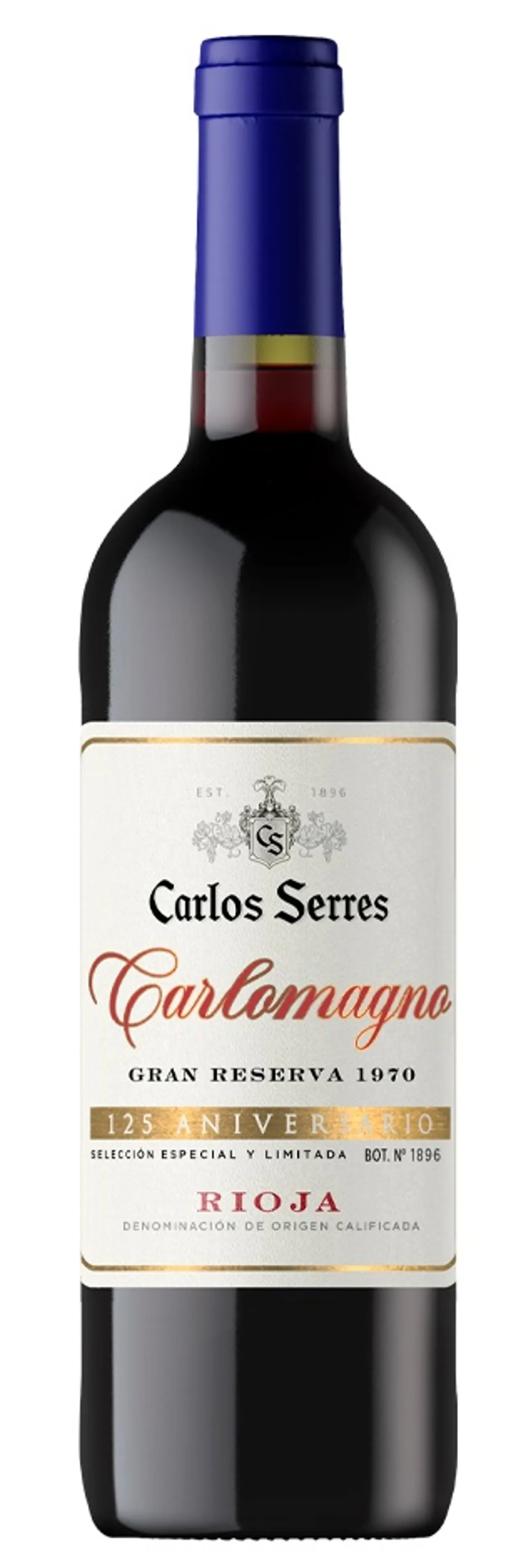 CARLOMAGNO GRAN RESERVA 1970 12,5% 75CL