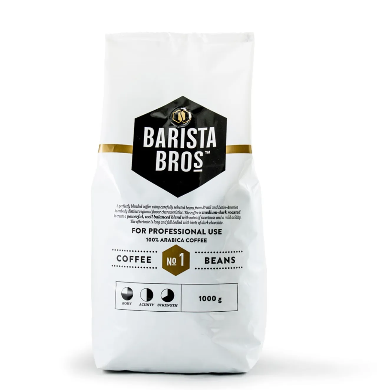 BARISTA BROS NO1 DARK ROAST COFFEE BEANS
