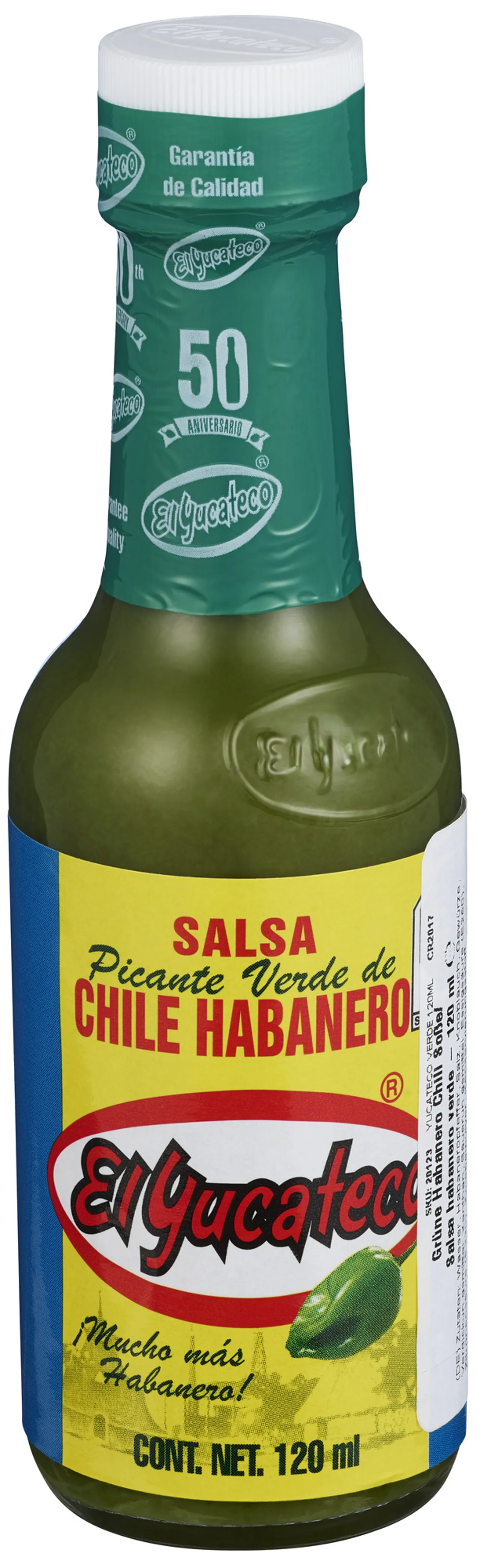 HABANERO GREEN 120ML EL YUCATECO