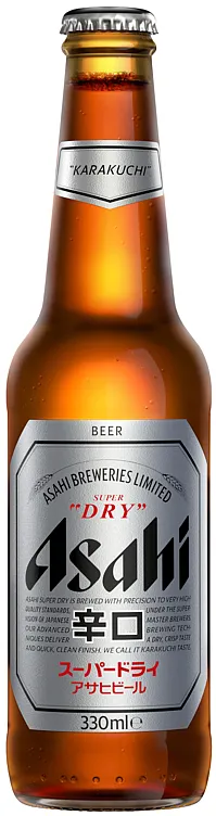 ASAHI SUPER DRY 5,2% FLASKE 33 CL ASAHI SUPER DRY 5,2% FLASKE 33 CL