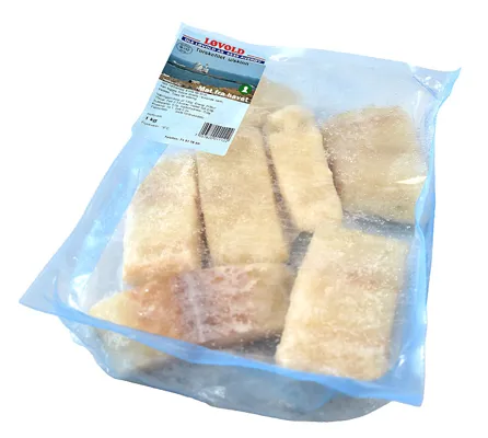 Torskefilet U/Skinn 1kg Fryst Ole Løvold