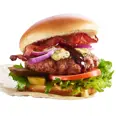 SLÅTTO HAMBURGER "HOMESTYLE" HALAL 170G 5.1 KG (30 STK)