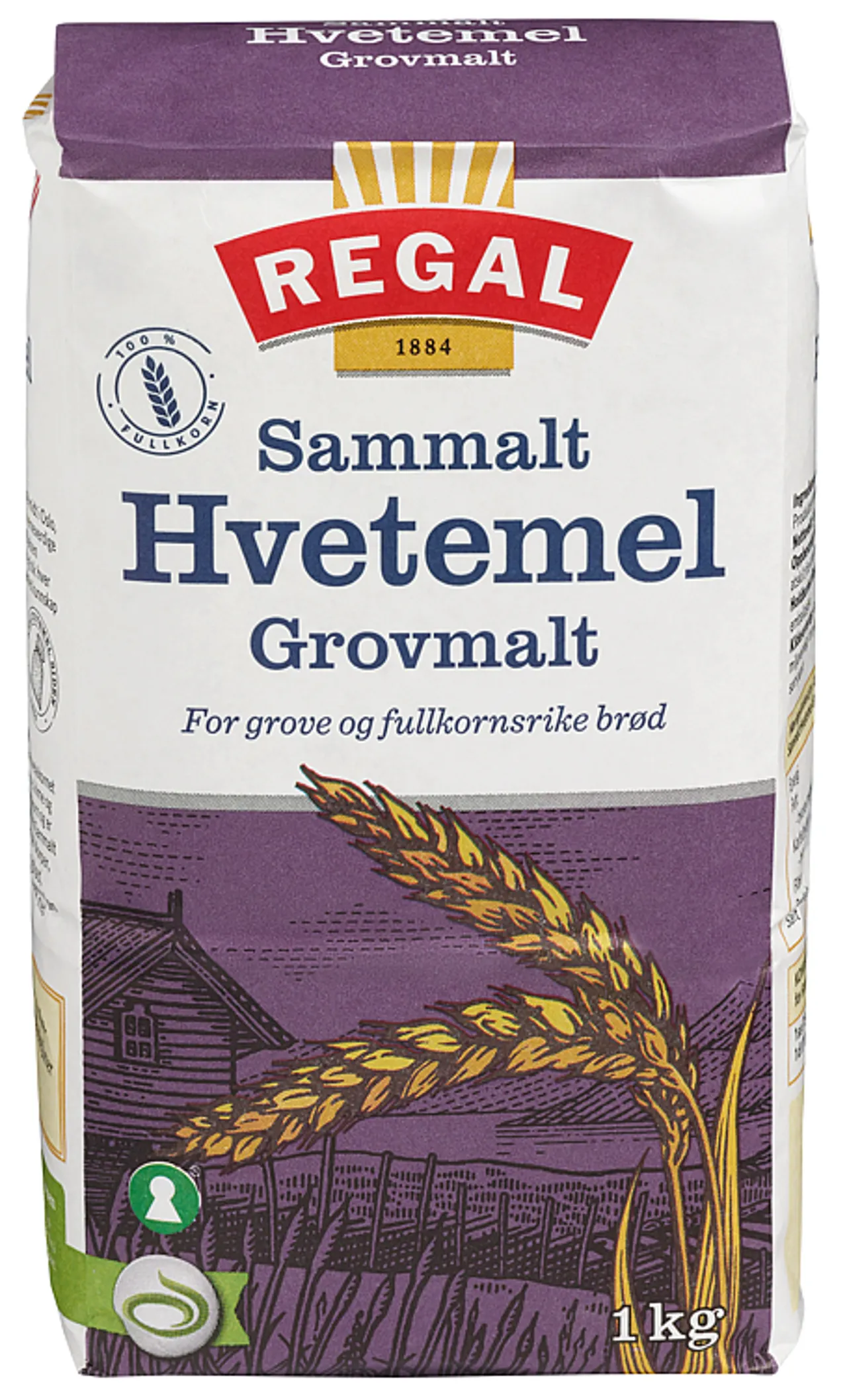 SAMMALT HVETE GROV 1KG REGAL