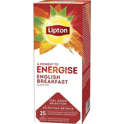 LIPTON ENGLISH BREAKFAST TEA 50G 25BG LIPTON ENGLISH BREAKFAST TEA 50G 25BG