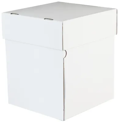 Kakeeske Hvit Høy 290x290x358mm, 25 Stk