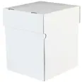 KAKEESKE HVIT HØY 290X290X358MM, 25 STK