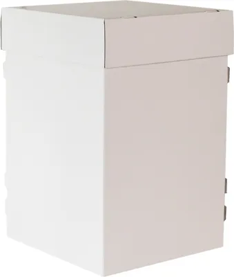Kakeeske Hvit Ekstra Høy 360x360x545mm, 3 Stk
