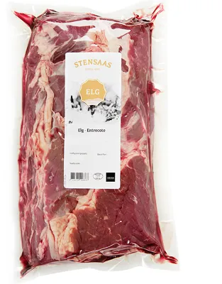 Elg Entrecote Ca 1,1kg Fryst Stensaas