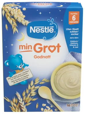 MIN GRØT GOD NATT 6M 450G MIN GRØT GOD NATT 6M 450G
