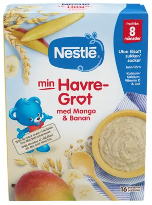 Min Grøt Havre Mango Banan 8m 450g