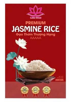 LOTUS PREMIUM JASMINE RICE 20KG LOTUS PREMIUM JASMINE RICE 20KG
