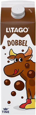 Litago Dobbel Sjokolademelk 0,5l Tine