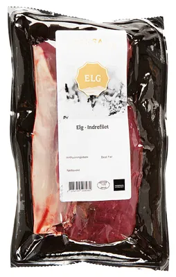 Elg Indrefilet Fryst Ca 1,3kg Stensaas Reinsdyrslakteri