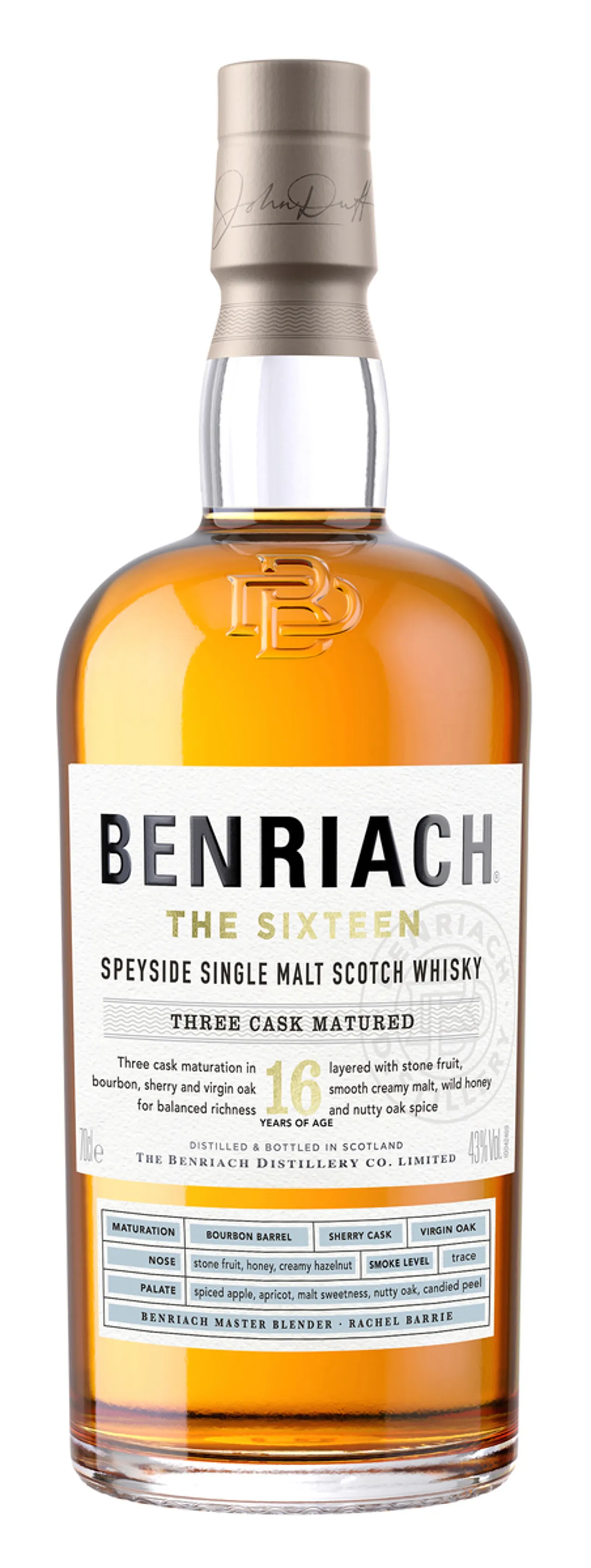 BENRIACH 16 YO 2016 43% 70CL