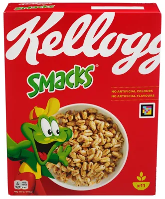 KELLOGG'S SMACKS HONNI KORN 330G KELLOGG'S SMACKS HONNI KORN 330G