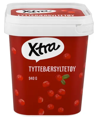TYTTEBÆRSYLTETØY XTRA 940G TYTTEBÆRSYLTETØY XTRA 940G