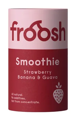 FROOSH JORDBÆR BANAN GUAVA 150ML SMOOTHIE FROOSH JORDBÆR BANAN GUAVA 150ML SMOOTHIE