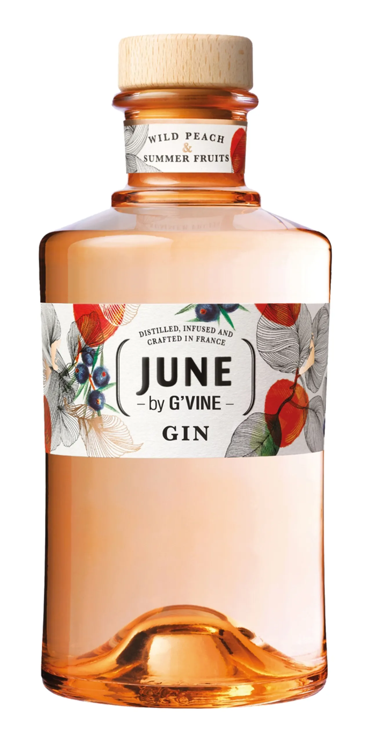 G'VINE JUNE PEACH GIN 37,5% 70CL