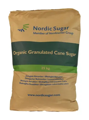 ØKOLOGISK SUKKER 25 KG ØKOLOGISK SUKKER 25 KG