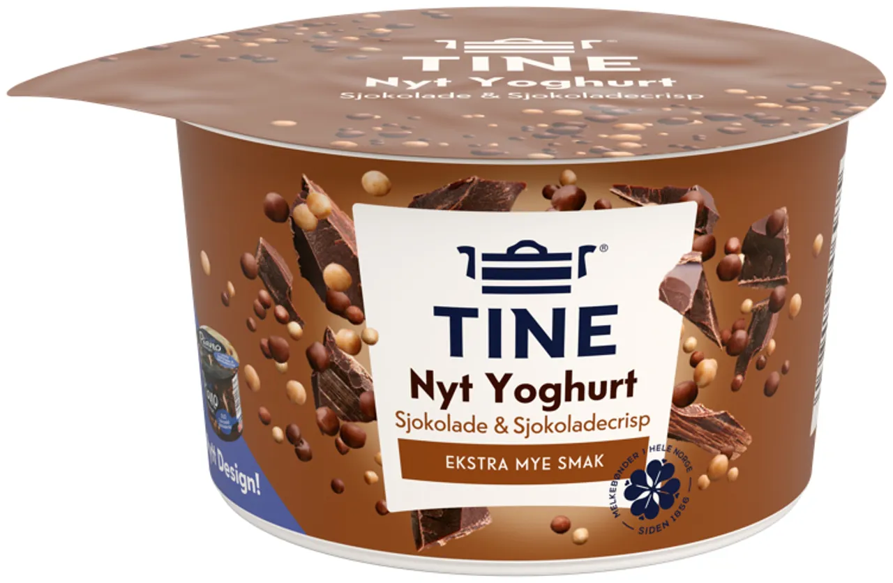 YOG NYT SJOKOLADE/SJOKOCRISP 122G TINE