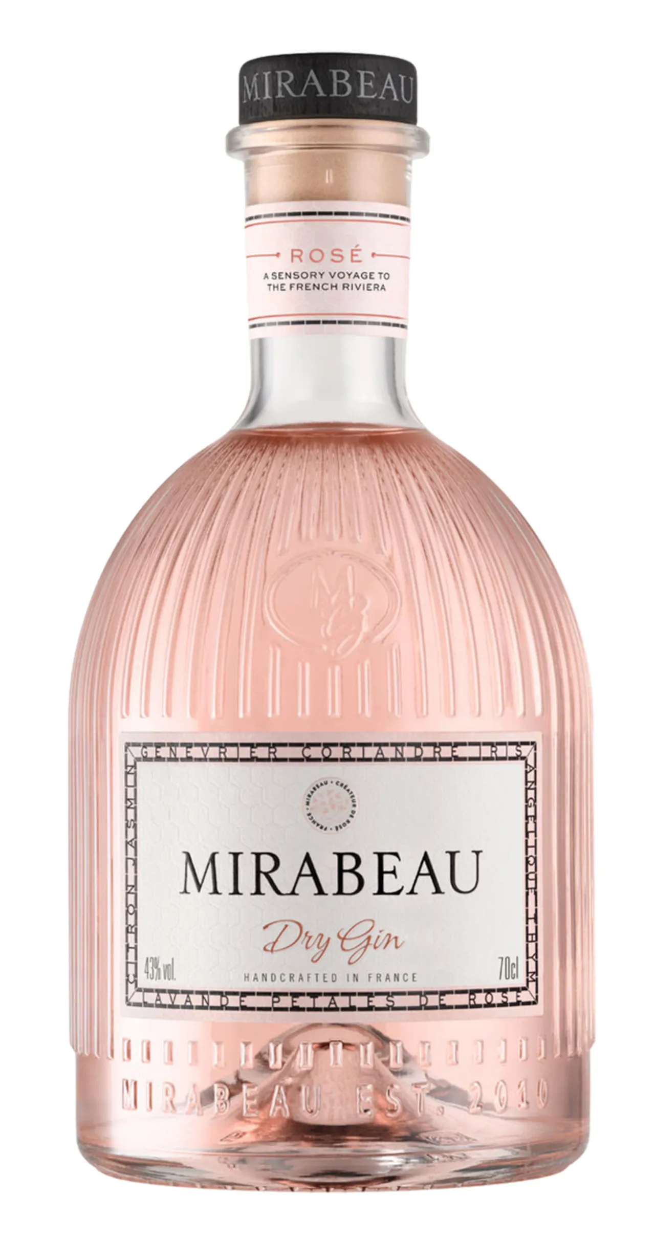 MIRABEAU DRY ROSE GIN 43% 70CL