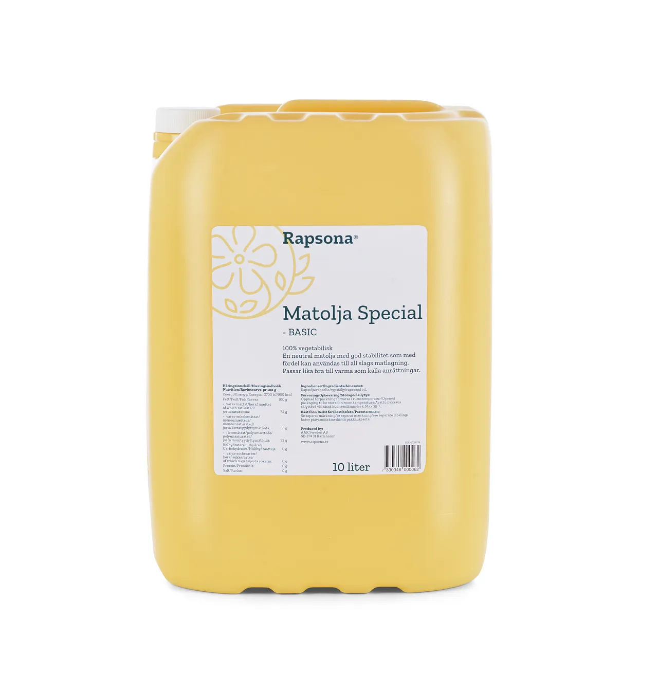 MATOLJE SPECIAL, 100% RAPSOLJE 10L RAPSONA