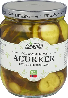 GOD GAMMELDAGS AGURKER 550G GOD GAMMELDAGS AGURKER 550G