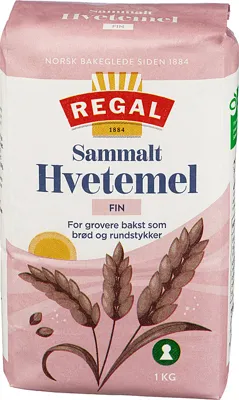 Sammalt Hvete Fin 1kg Regal