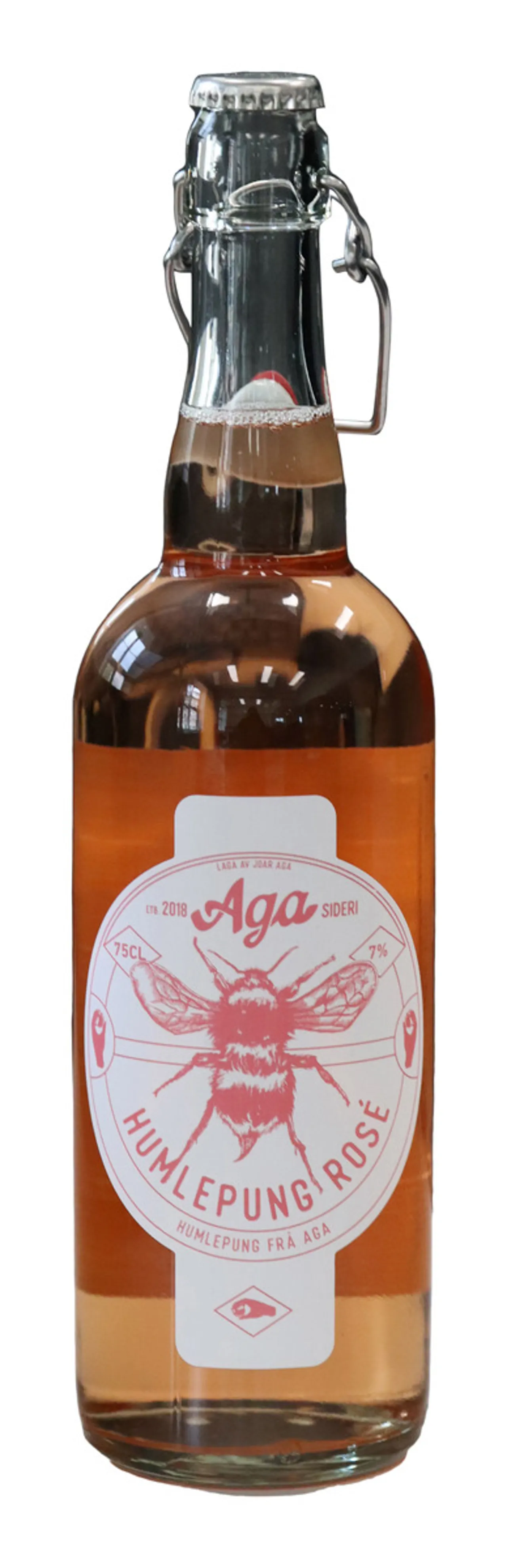 AGA SIDERI HUMLEPUNG ROSÈ 7% 75CL