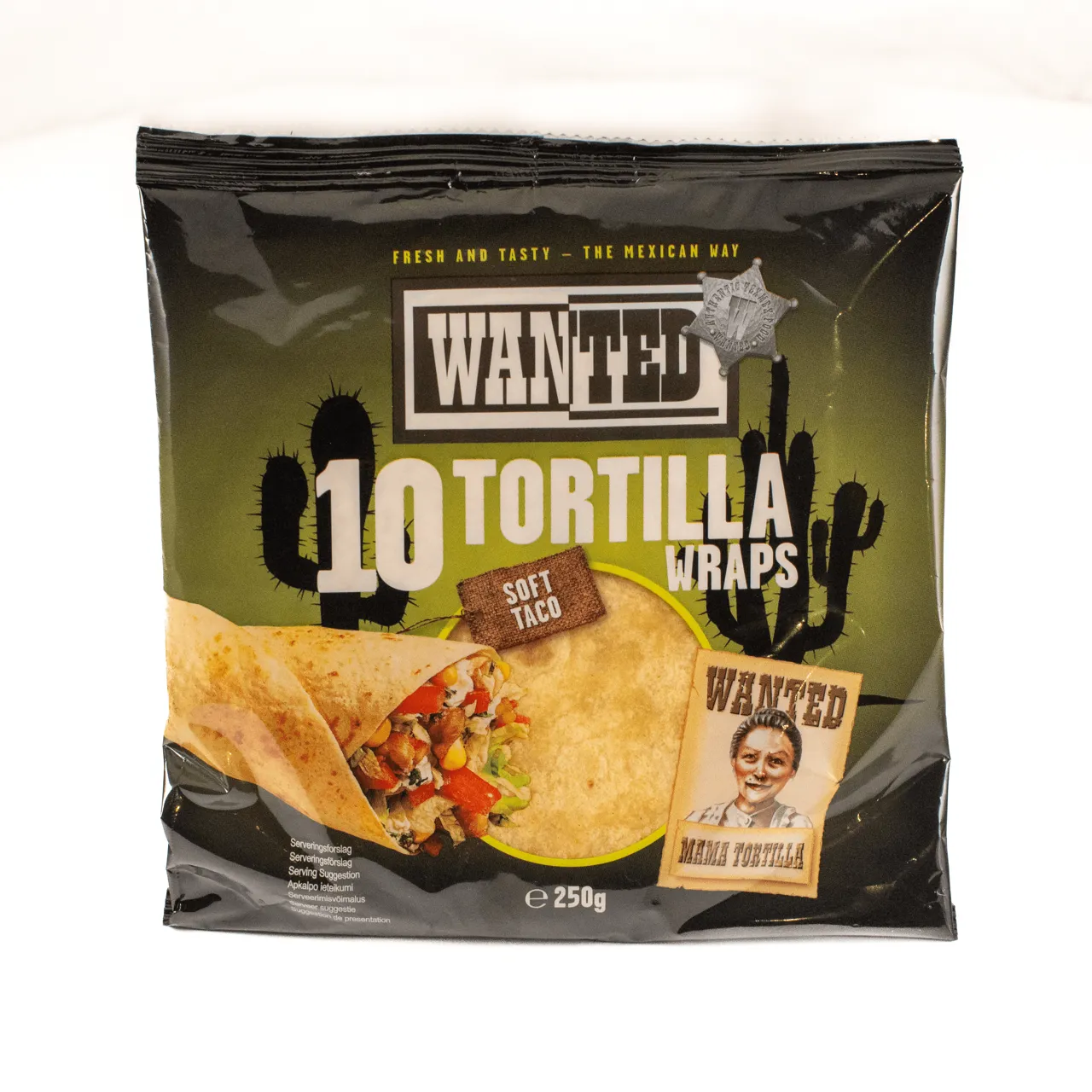TORTILLA WRAPS CORN & WHEAT 250G WANTED