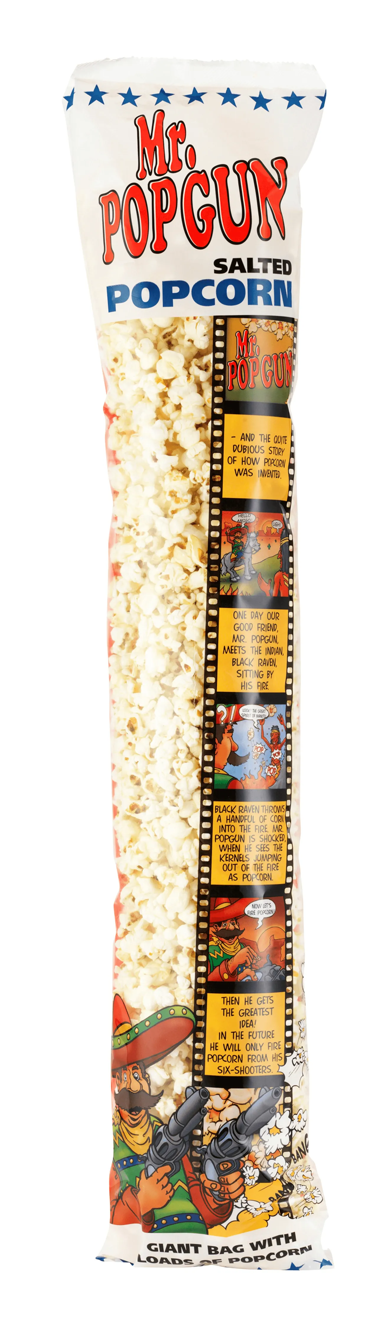 POPCORN FERDIGP LONGBAG SALT 200G MR POPGUN