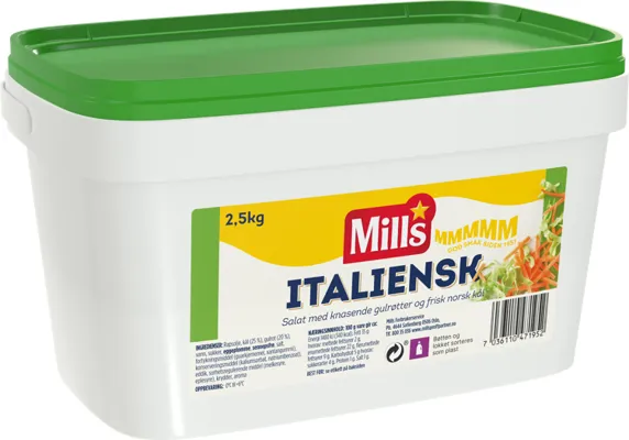 MILLS ITALIENSK SALAT 2.5KG MILLS ITALIENSK SALAT 2.5KG