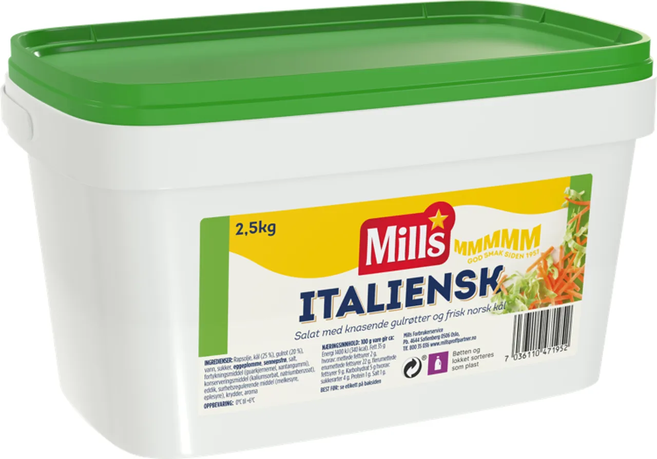 MILLS ITALIENSK SALAT 2.5KG