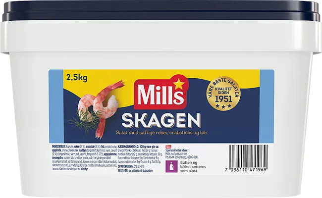 Mills Skagen 2,5kg