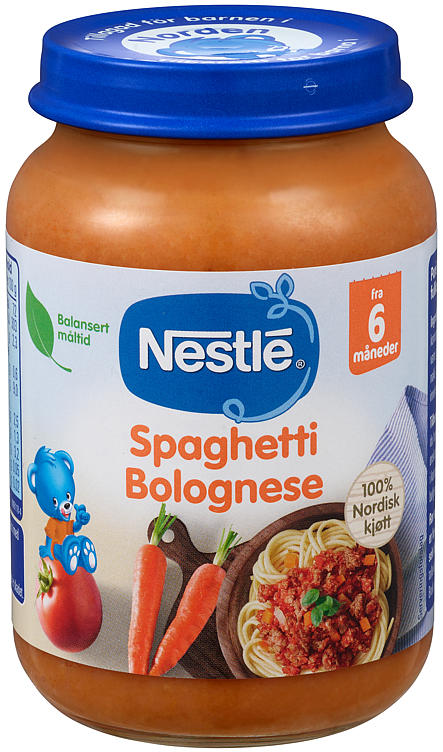 SPAGHETTI BOLOGNESE 6M 190G