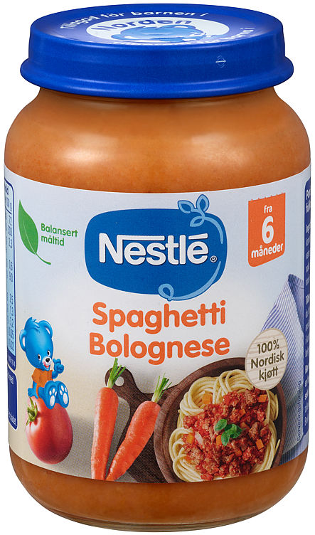 SPAGHETTI BOLOGNESE 6M 190G