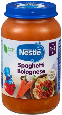 Spaghetti Bolognese 1-3år 220g