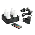 LED SET PLUG FLEX 70X40MM FLERFARG OG HVIT 4 STK DUNI