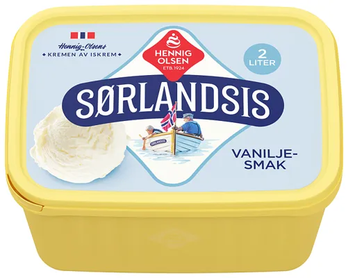 SØRLANDSIS VANILJESMAK 2L FLØTEIS SØRLANDSIS VANILJESMAK 2L FLØTEIS