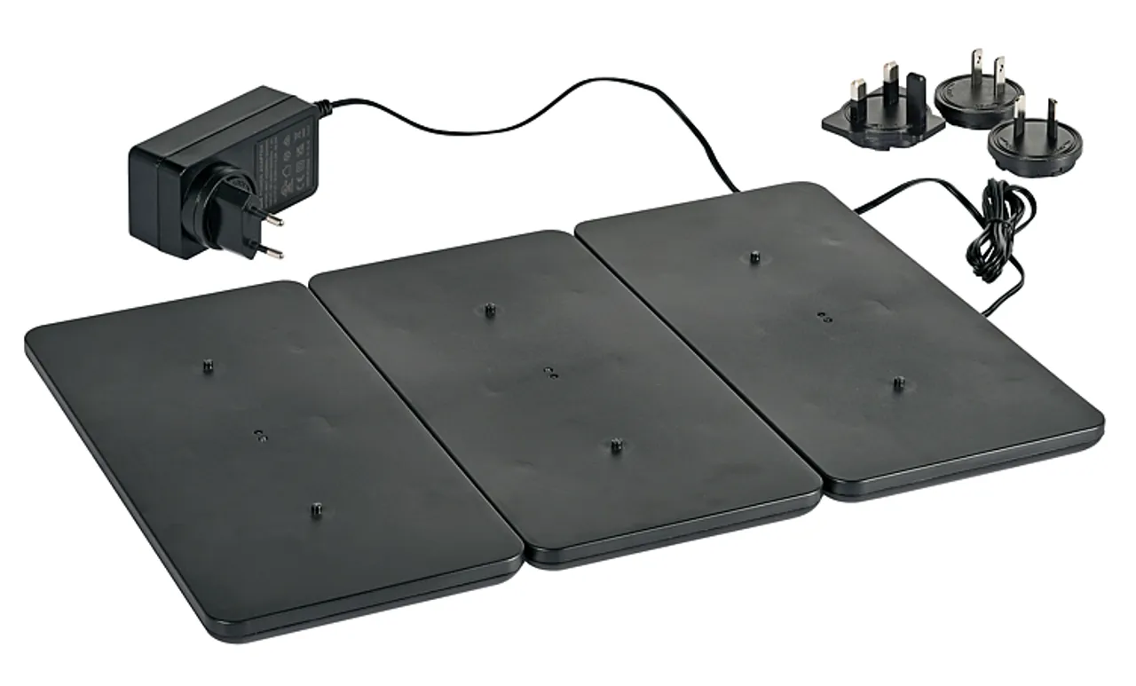 LED LADESTASJON 52X26CM TIL 6 STK LAMPER