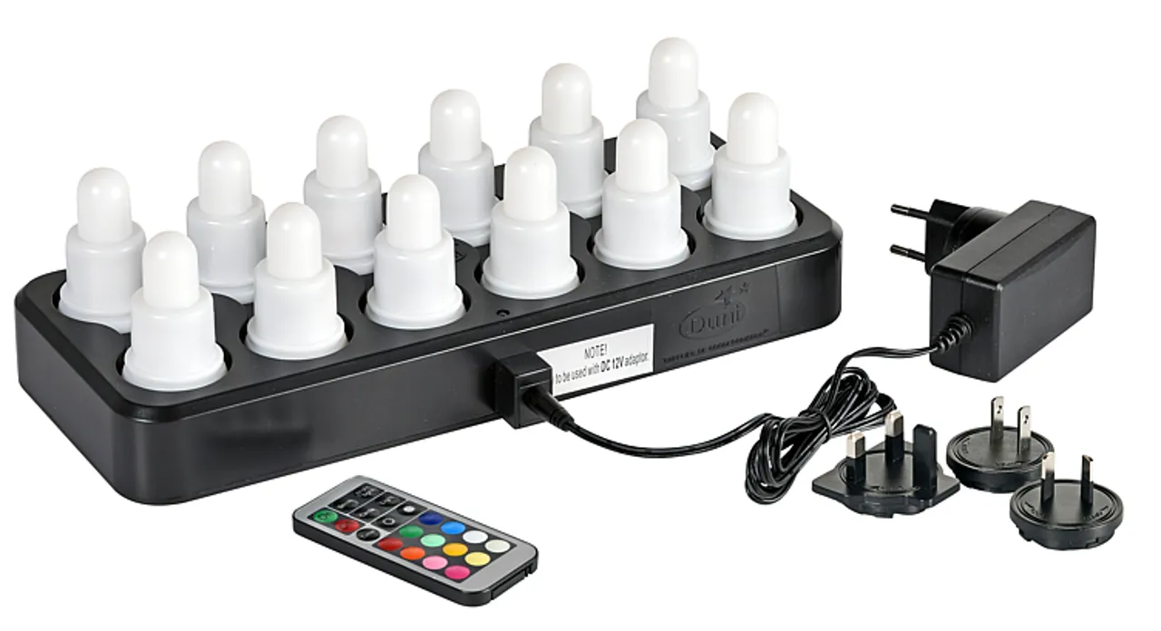 LED SET PLUG FLEX 70X40MM FLERFARGET ,VARM HVIT