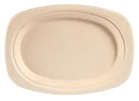 Tallerken Oval Fiber 23cm Brun