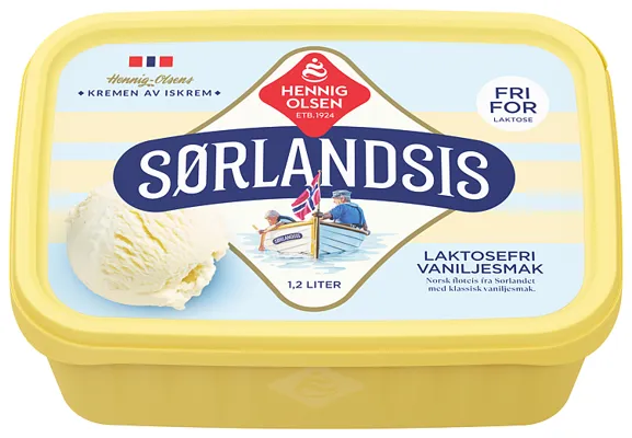 SØRLANDSIS LAKTOSEFRI 1,2L FLØTEIS SØRLANDSIS LAKTOSEFRI 1,2L FLØTEIS