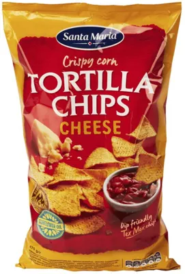TORTILLA CHIPS CHEESE 475G SANTA MARIA TORTILLA CHIPS CHEESE 475G SANTA MARIA