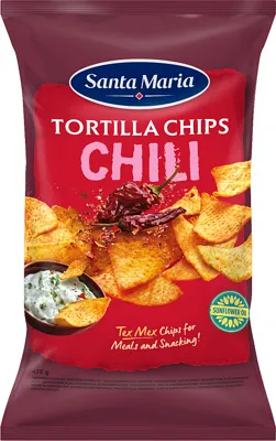 Tortilla Chips Chili 475g Santa Maria